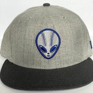 New Era Gray Alien Fitted 7 1/2 Las Vegas 51s